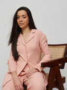 Silky Co-ords Set Pink