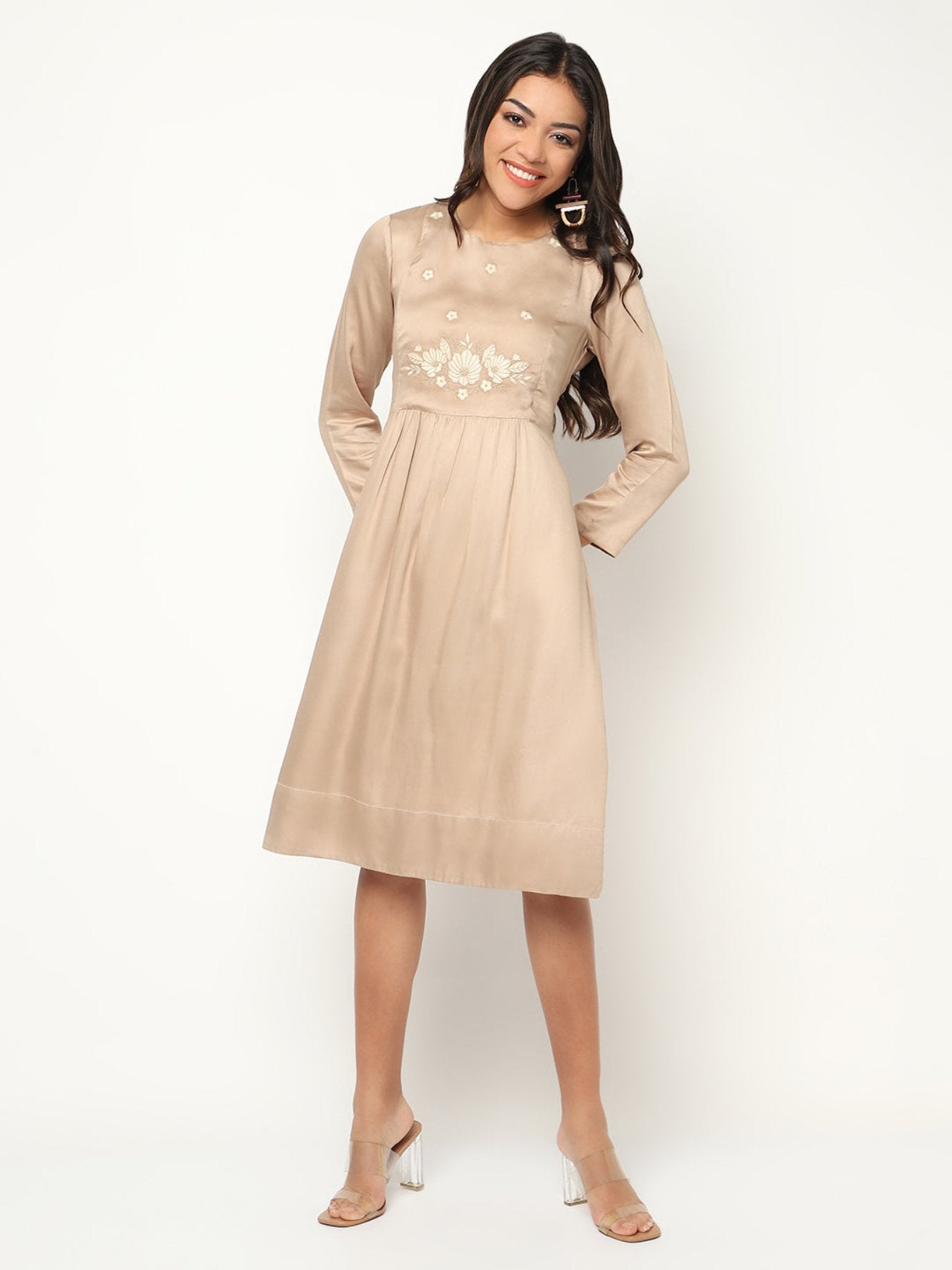 Pearl Viscose Dress