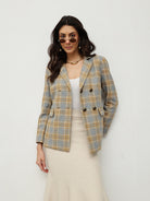 Vintage Plaid Blazer