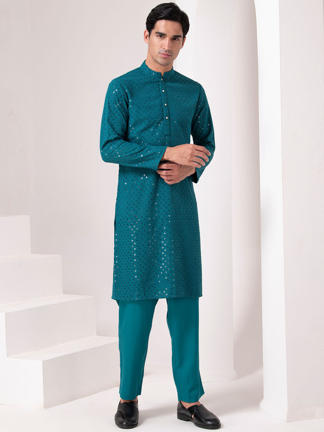 Teal Treasure Kurta Set