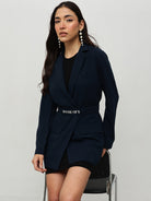 Navy Blue Power Dress