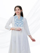 Frost Collared Long Kurta