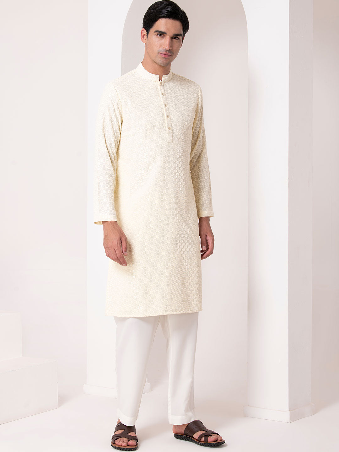 Rich Embroidered Kurta Set