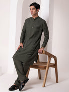 Pleated Kurta Set