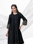 Pleated Emb Festival Kurta Set