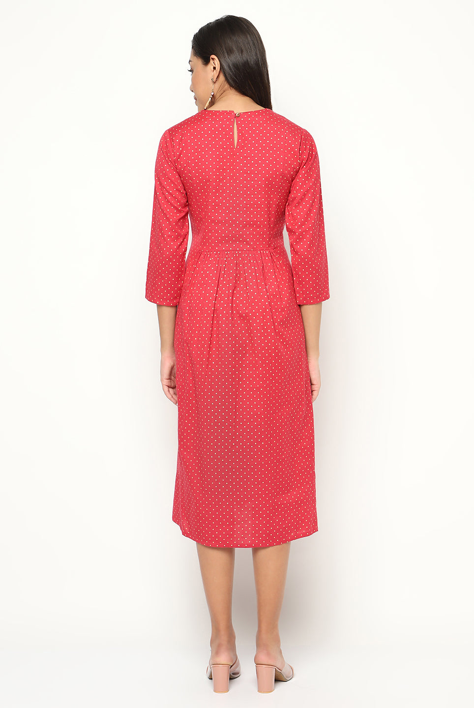 Scarlet Emb Dress