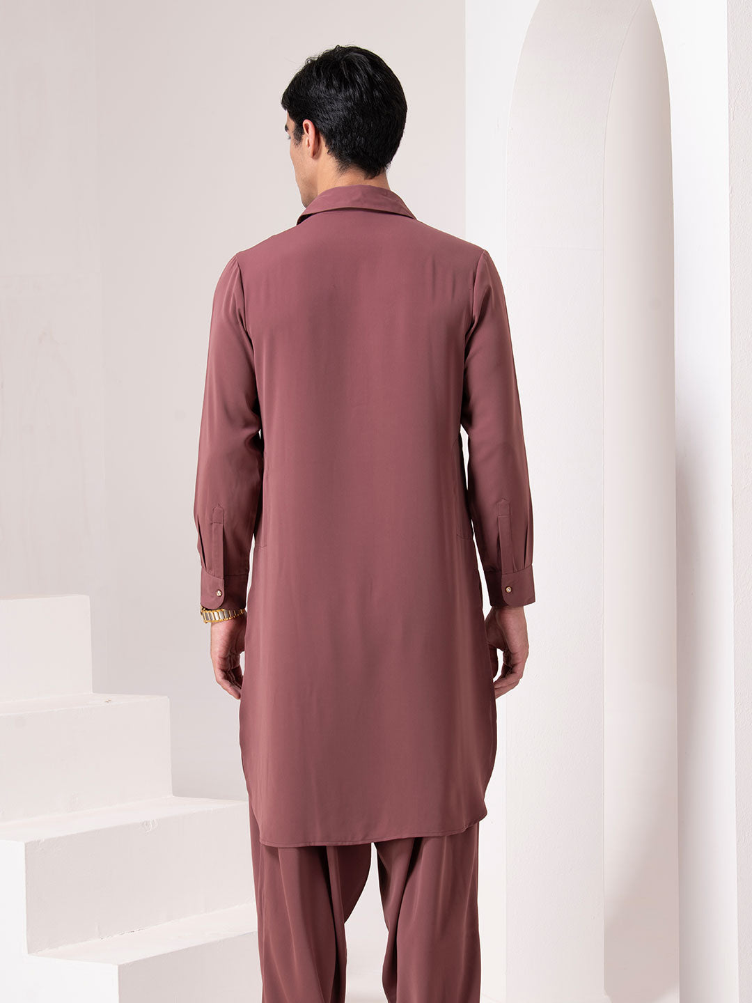 Dusty Rose Classic Kurta Set