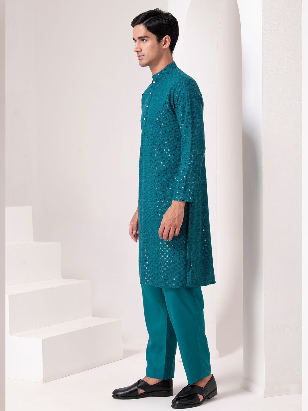 Teal Treasure Kurta Set