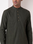 Pleated Kurta Set