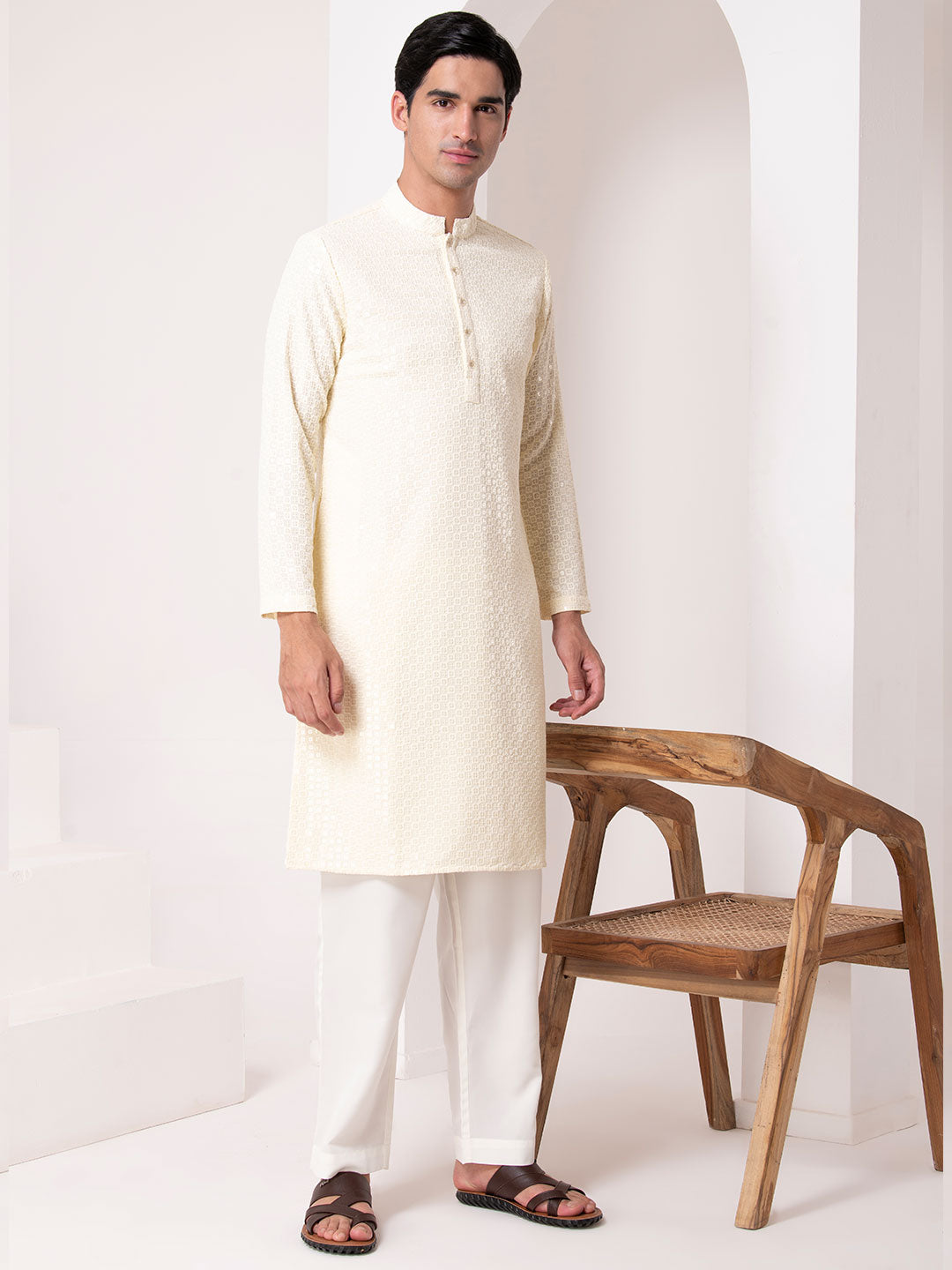 Rich Embroidered Kurta Set