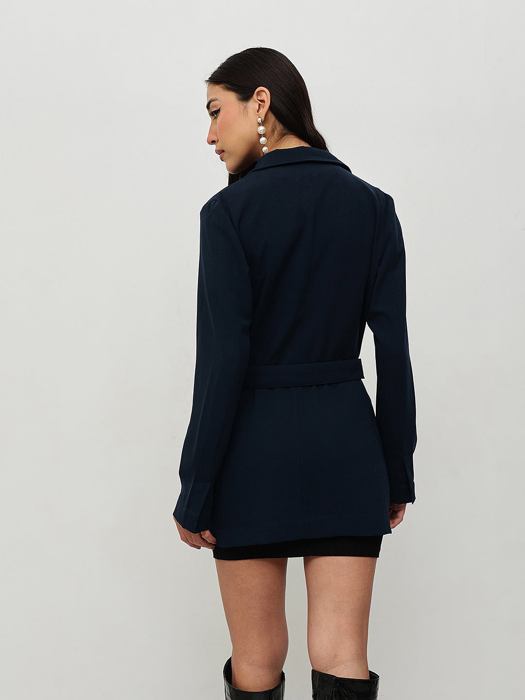 Navy Blue Power Dress