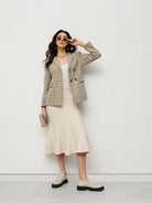 Vintage Plaid Blazer