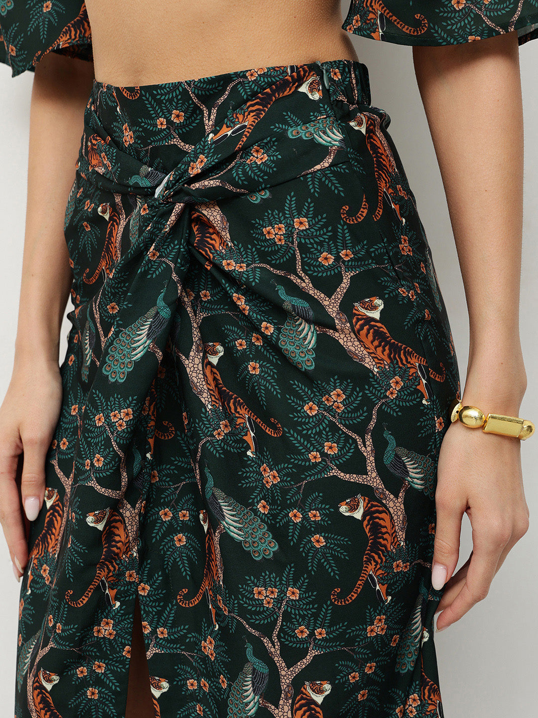 Emerald Safari Print Co-ord Set