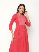 Scarlet Emb Dress