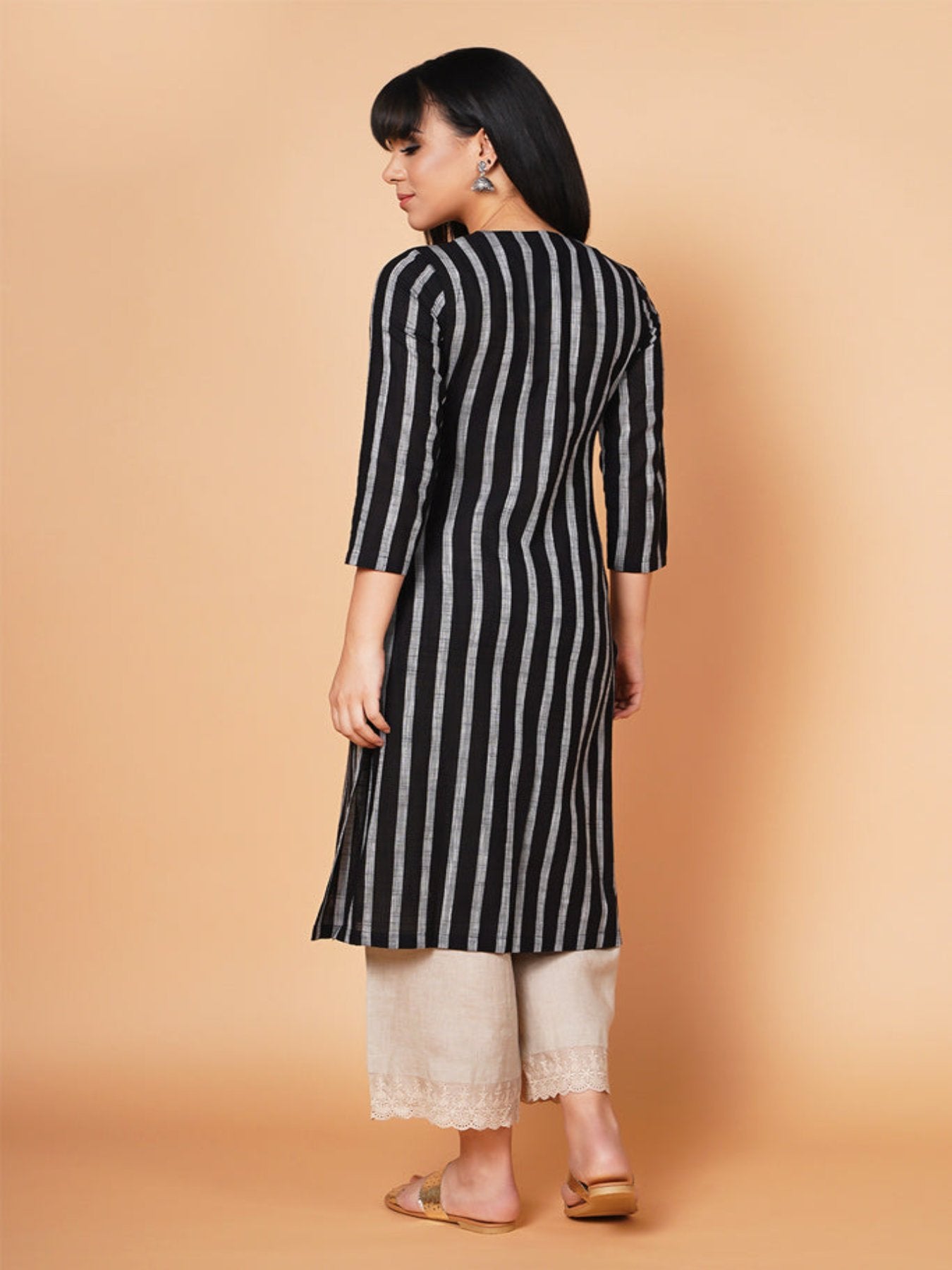 Simply Striped Straight Kurta