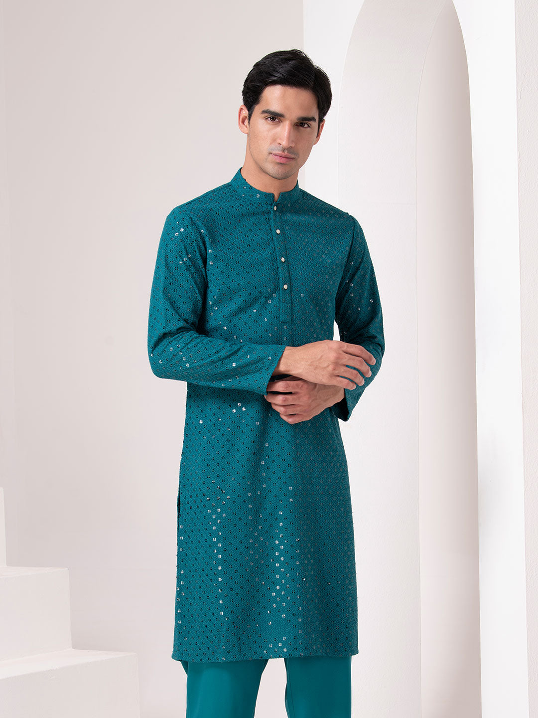 Teal Treasure Kurta Set