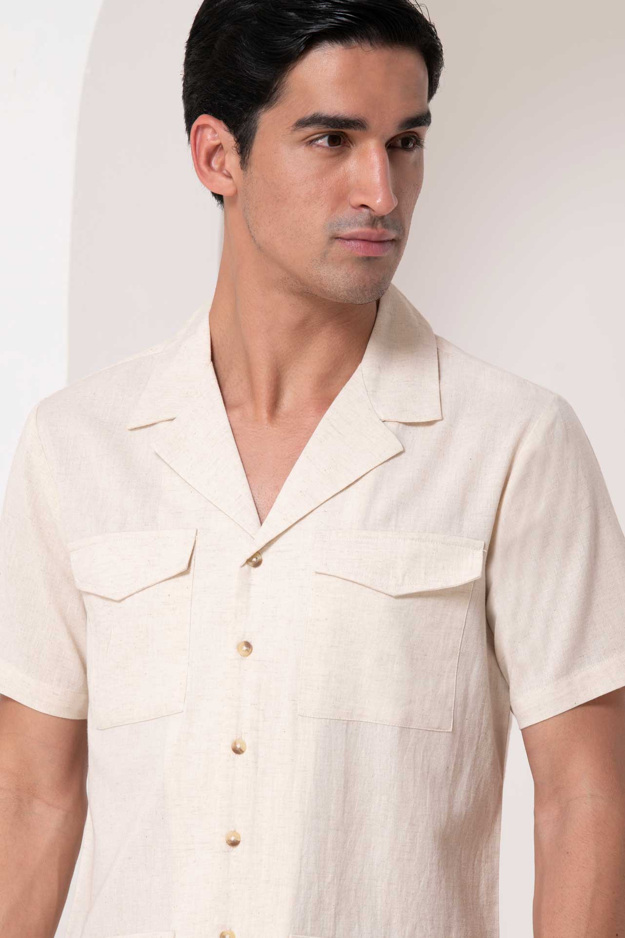 Classic Cuban Linen Shirt