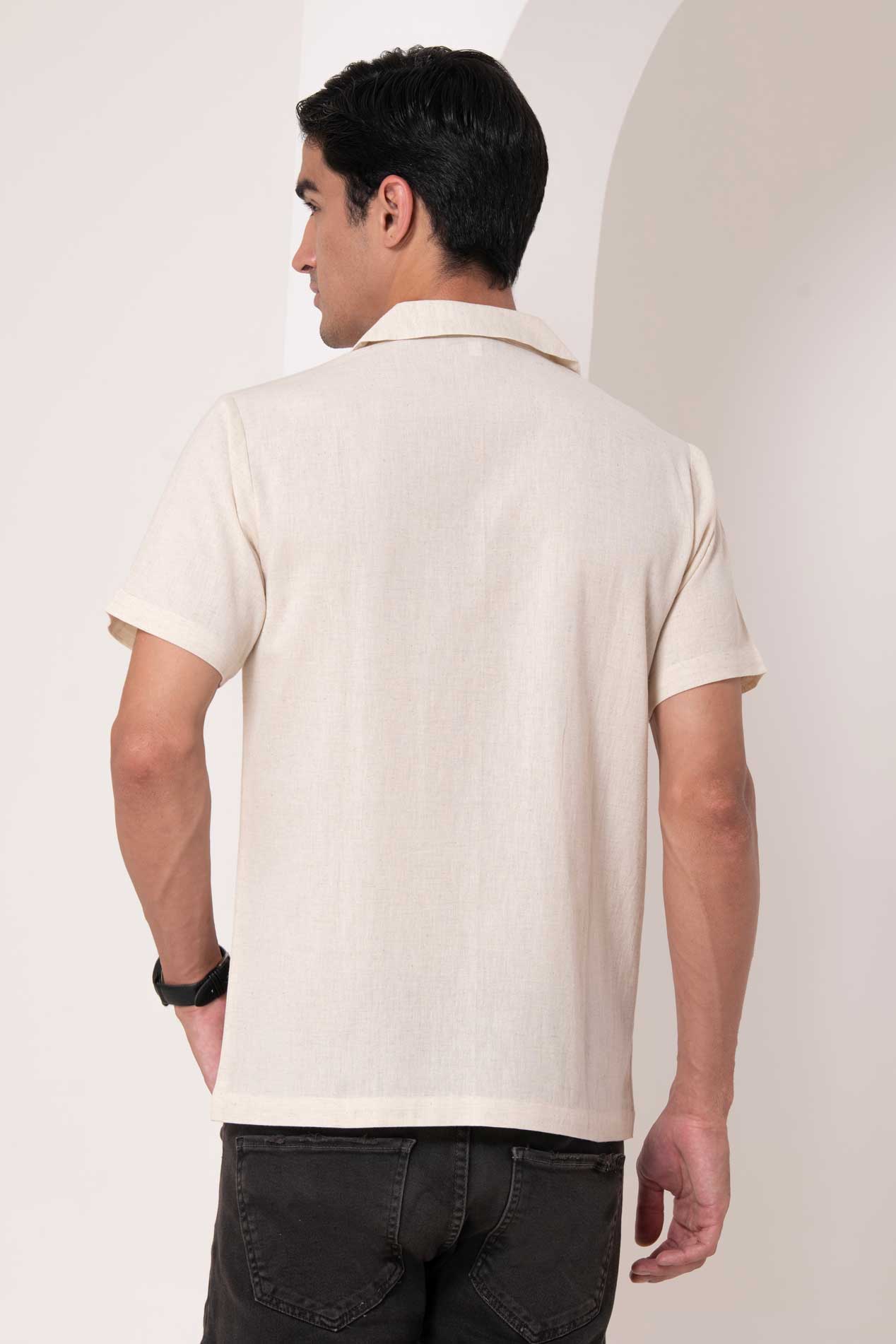 Classic Cuban Linen Shirt