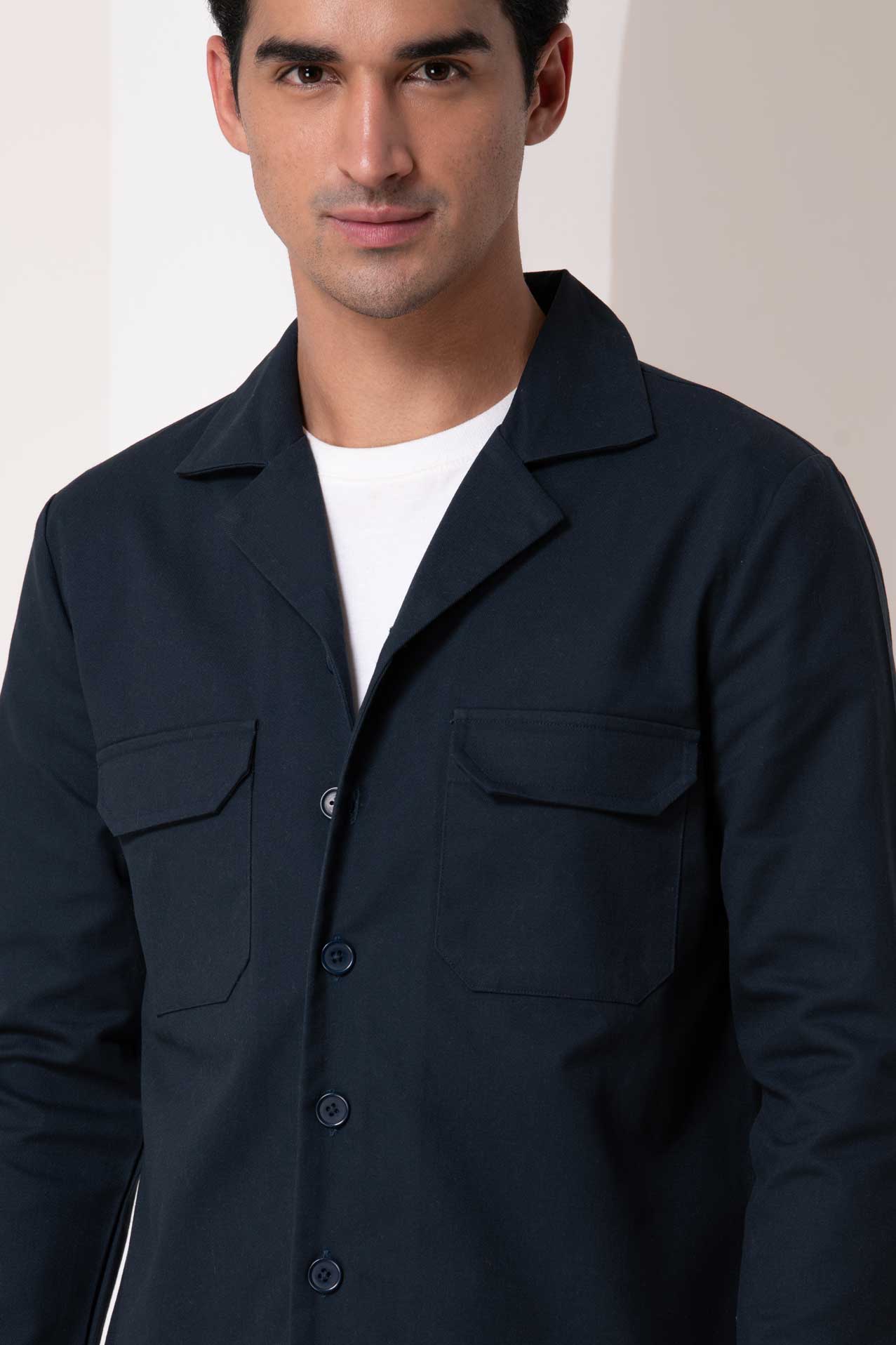 Midnight Navy Utility Shirt