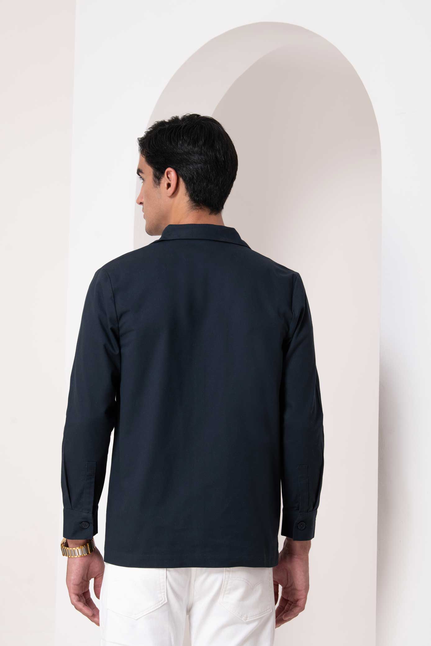 Midnight Navy Utility Shirt