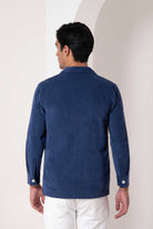 Navy Blue Corduroy Shirt