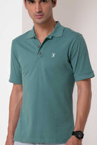 Teal Green Classic Polo T-Shirt