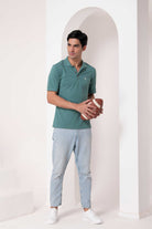 Teal Green Classic Polo T-Shirt