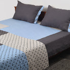 Zig Zag pattern Bedspread (Pack of 4 Pieces)