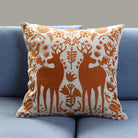 Reindeer Embroidered Cushion Cover (Pack of 1 Piece)