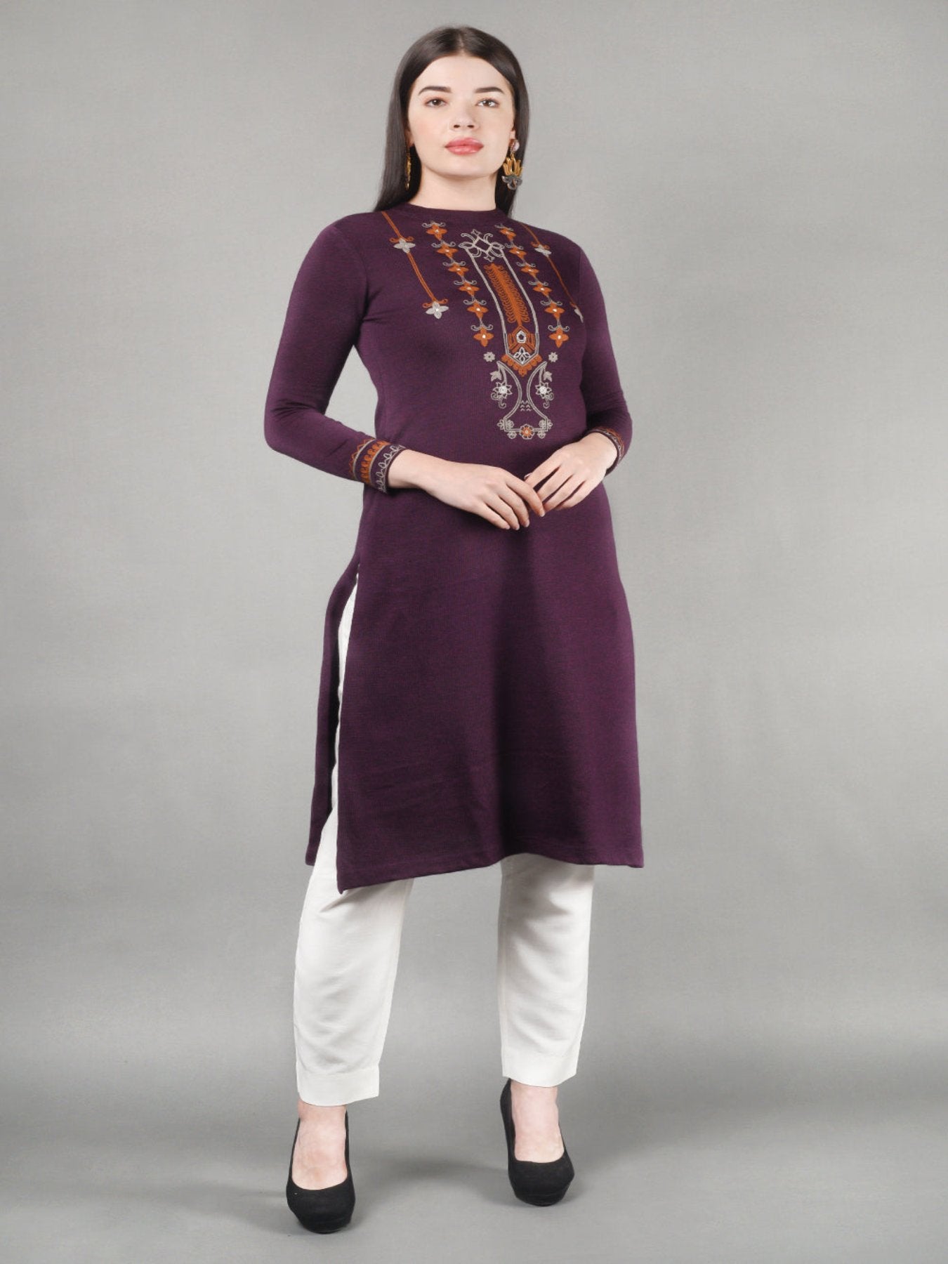 Crew Neck Kurta