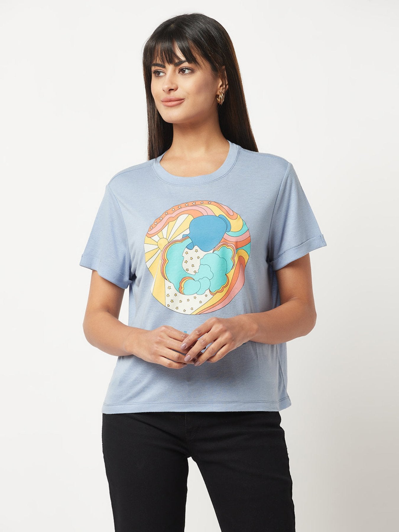 Aquarius Zodiac Sign T-Shirt