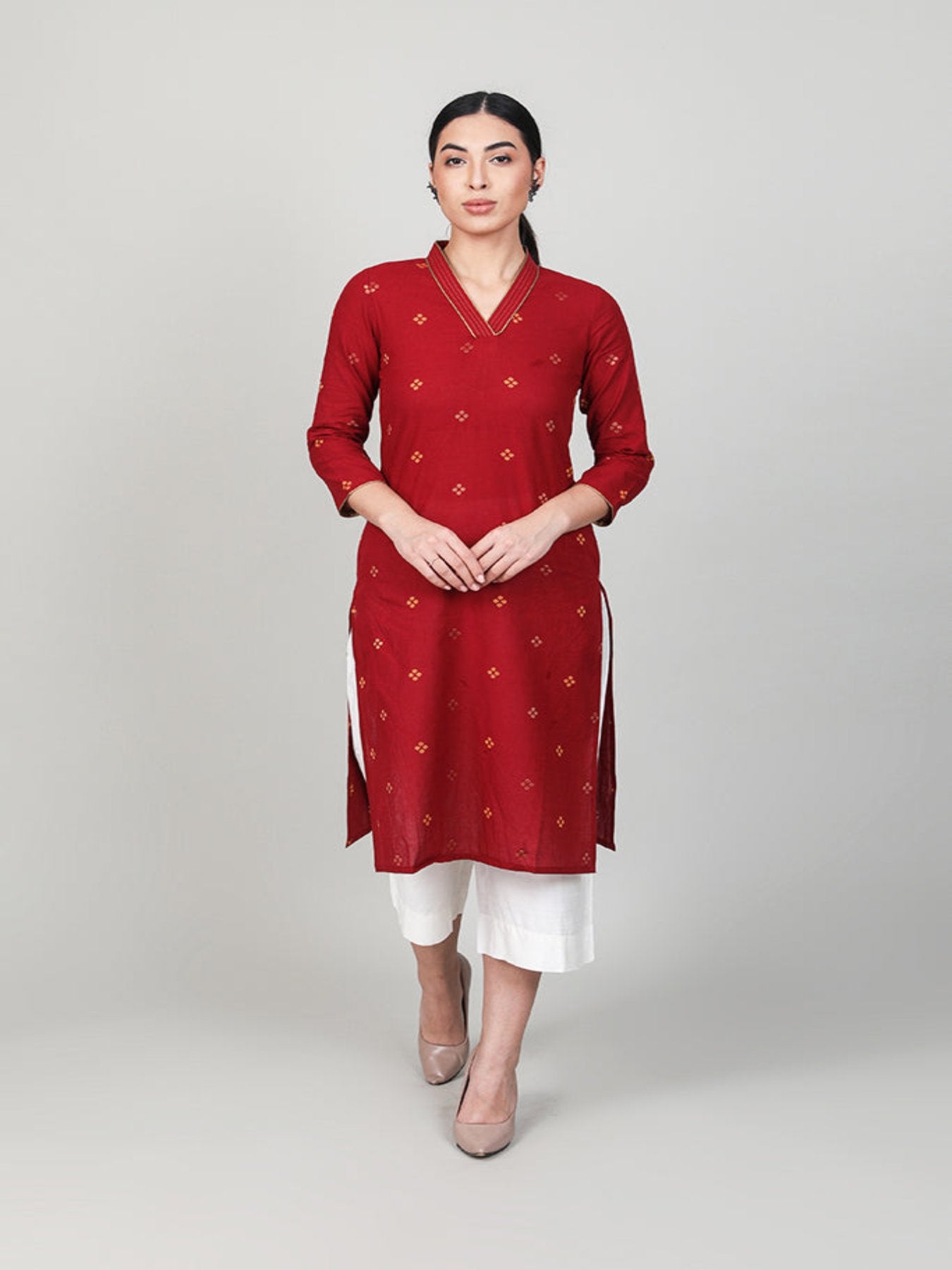 Cherry Chunk Kurta