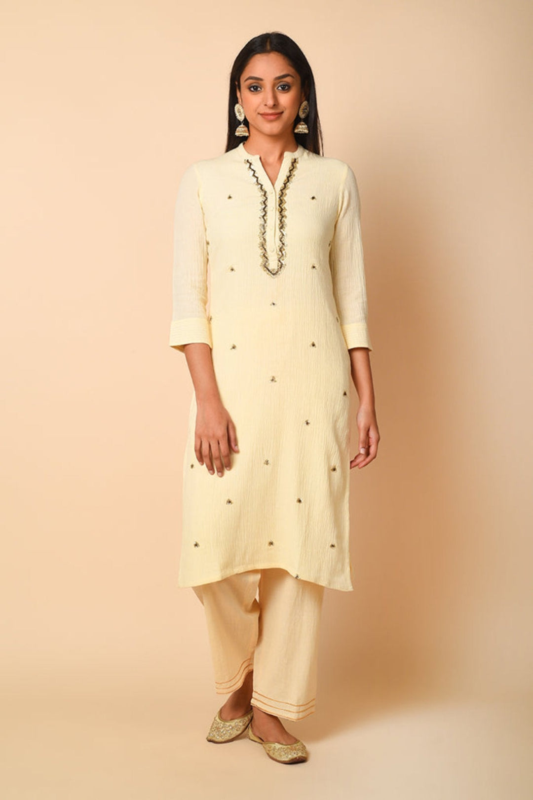 Sunshine Sequined Kurta Set