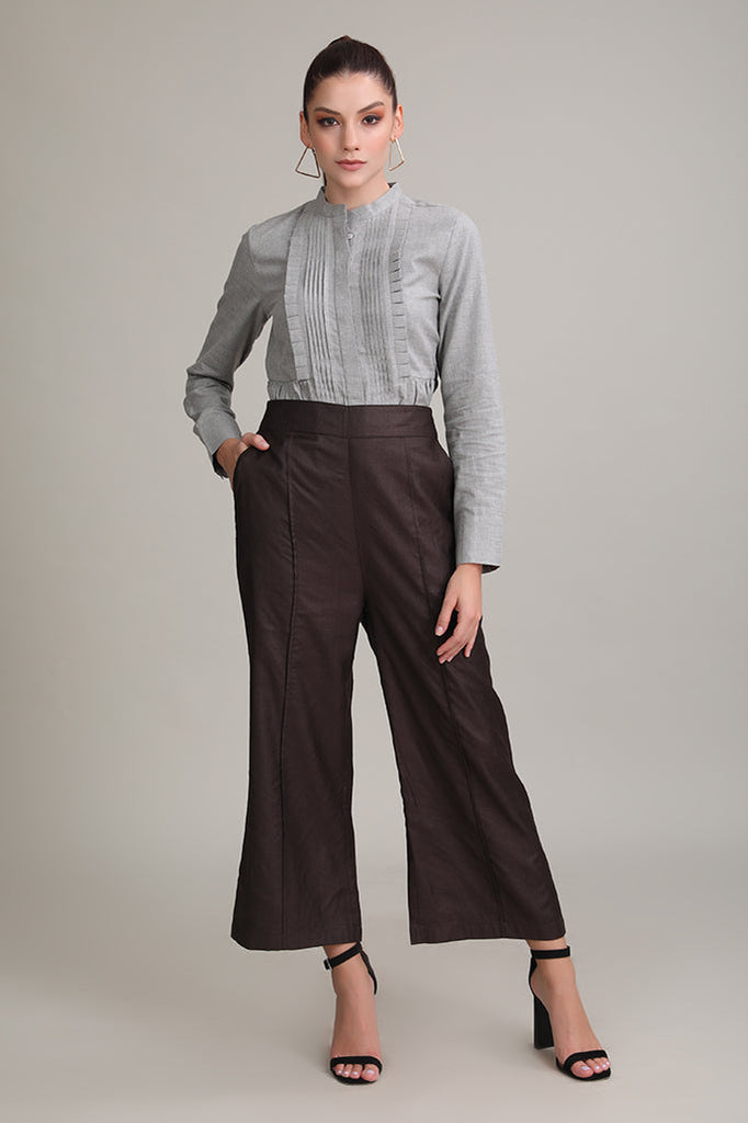 Hickory Solid Flared Pants