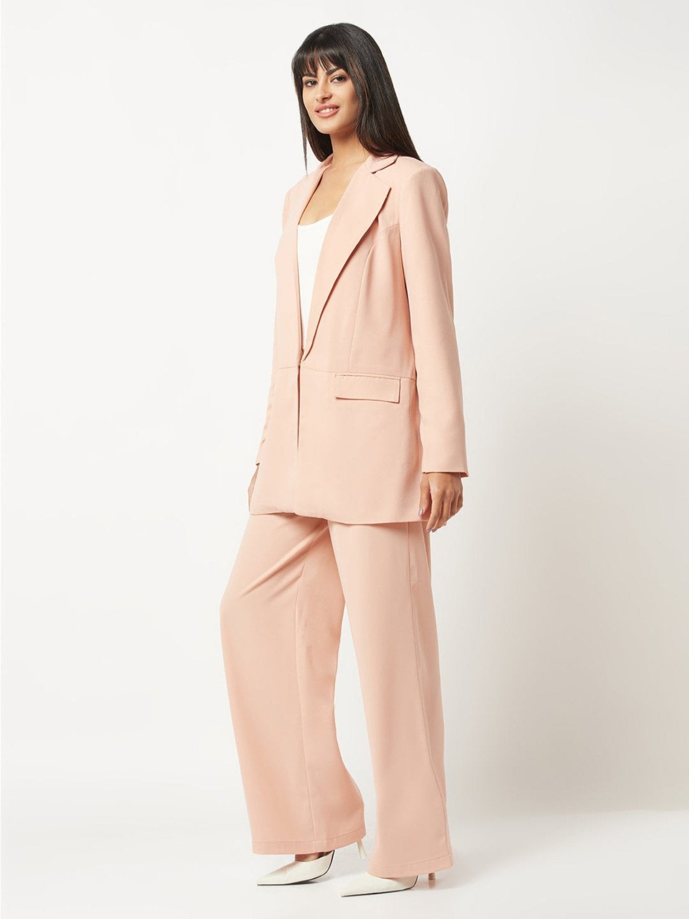 Nude Classy Power Suit