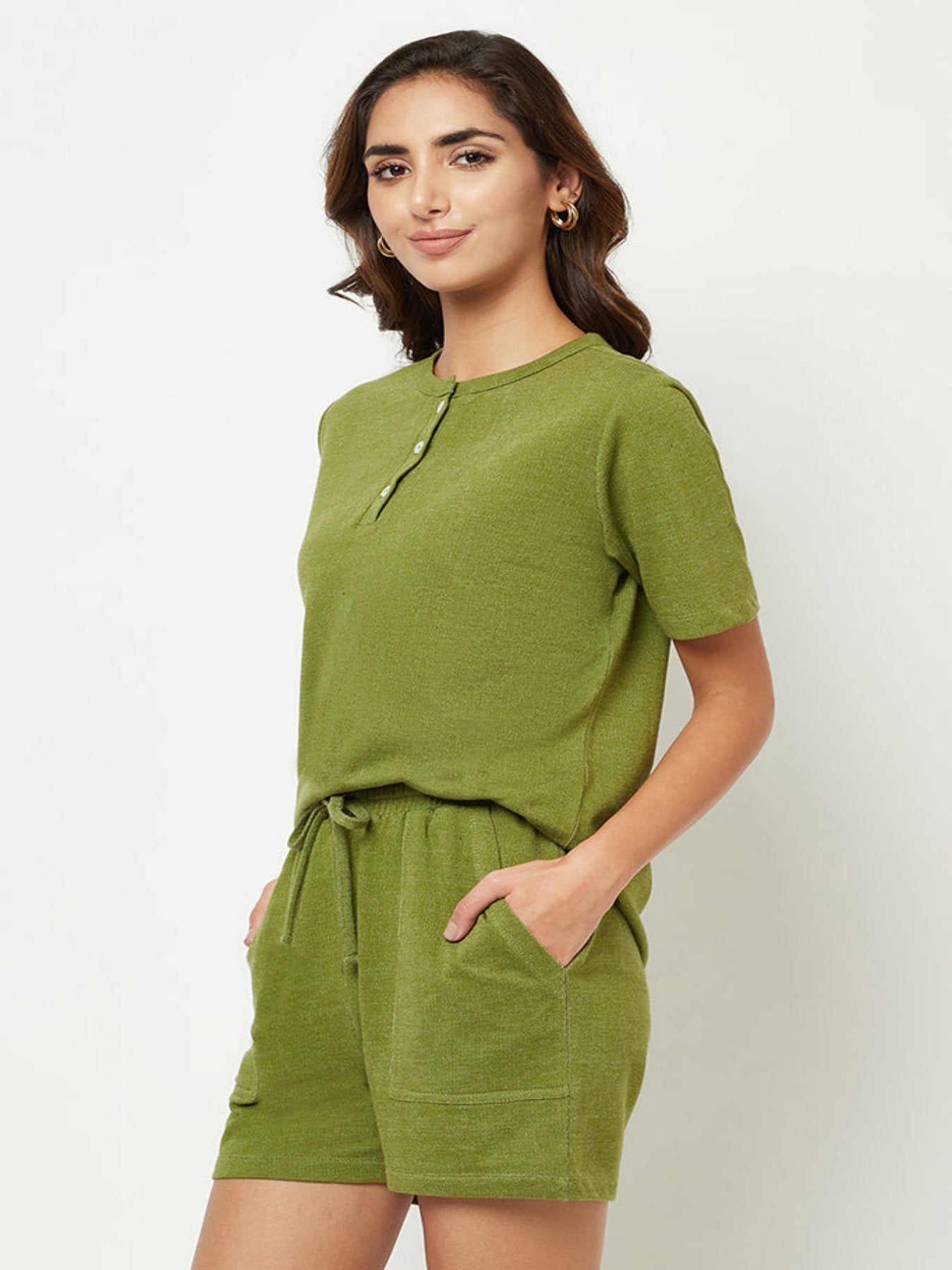 Grass Green Loungewear Set