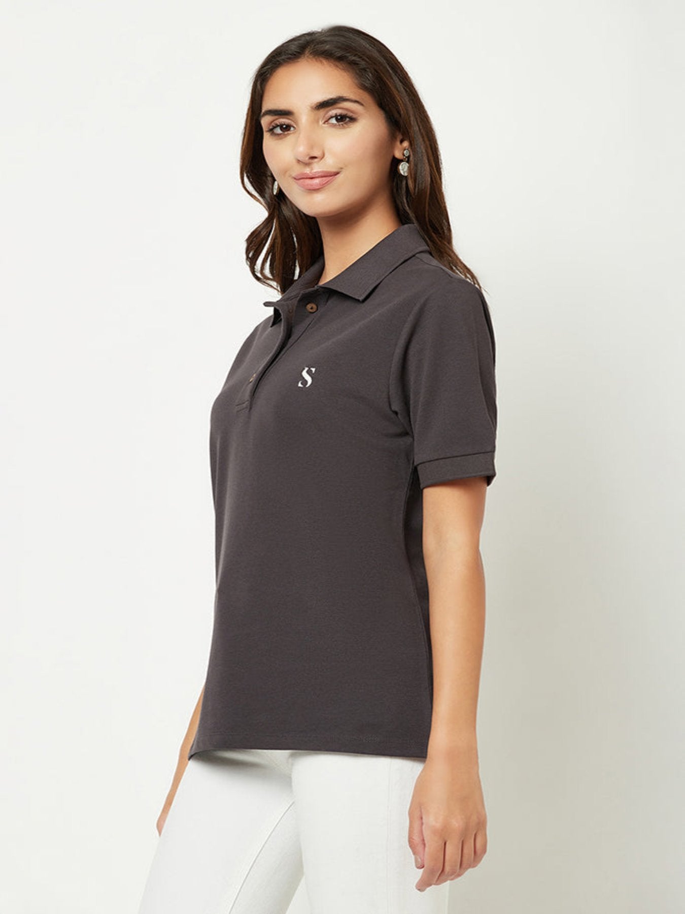 Charcoal Polo T-shirt