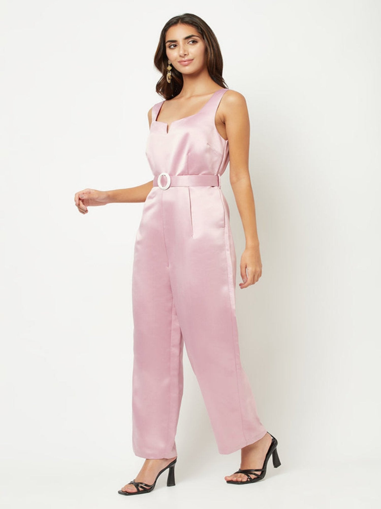 PINK SHIMMERING JUMPSUIT