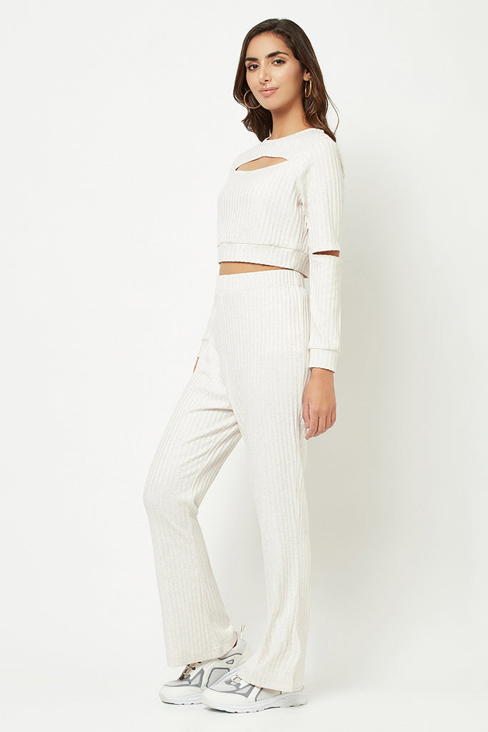 Off-white Cut-out Co-ord Set