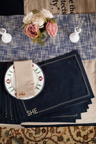 Dramatic Table Linen (Pack of 14 Pieces | 6 Seater)