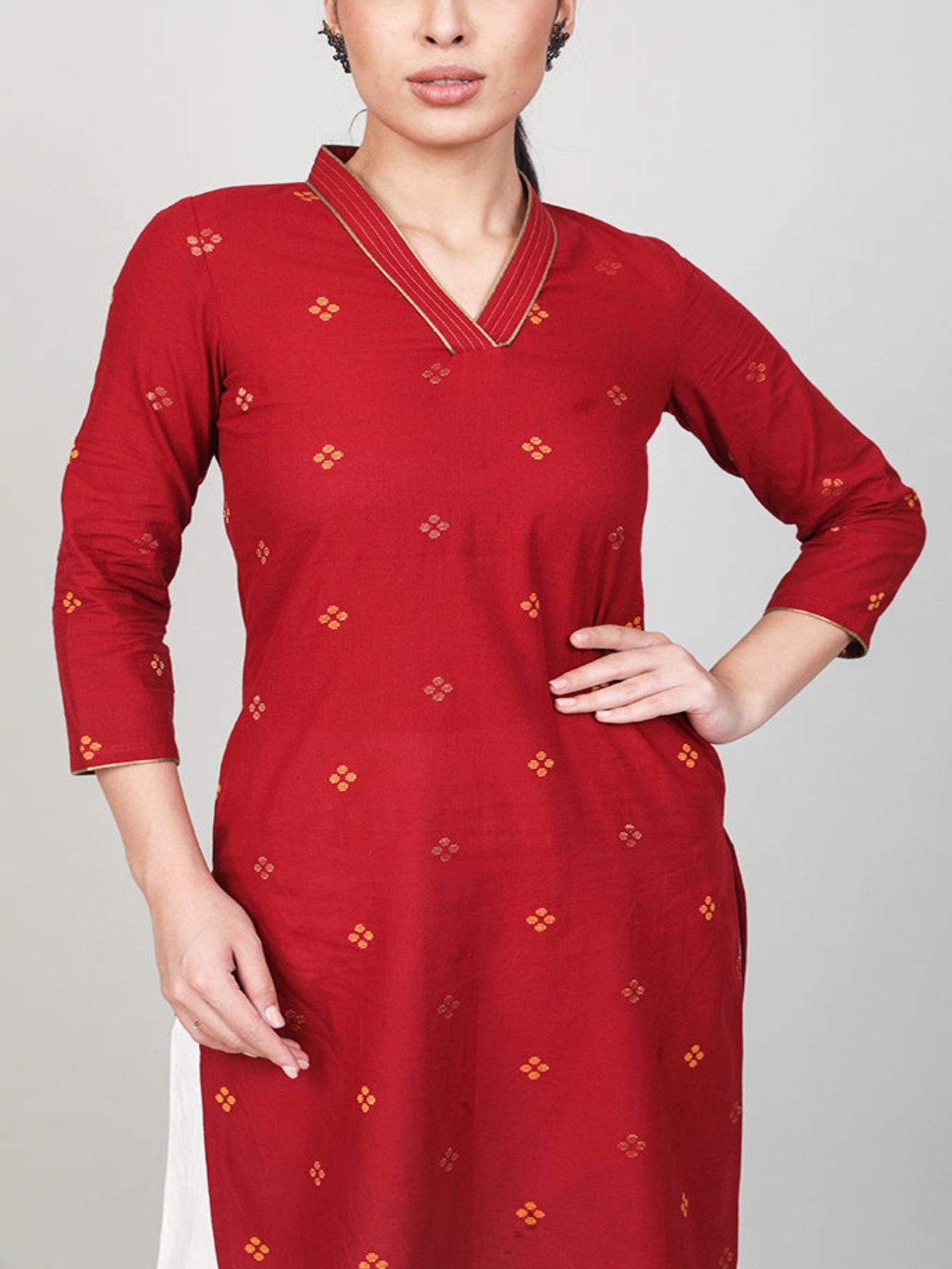 Cherry Chunk Kurta