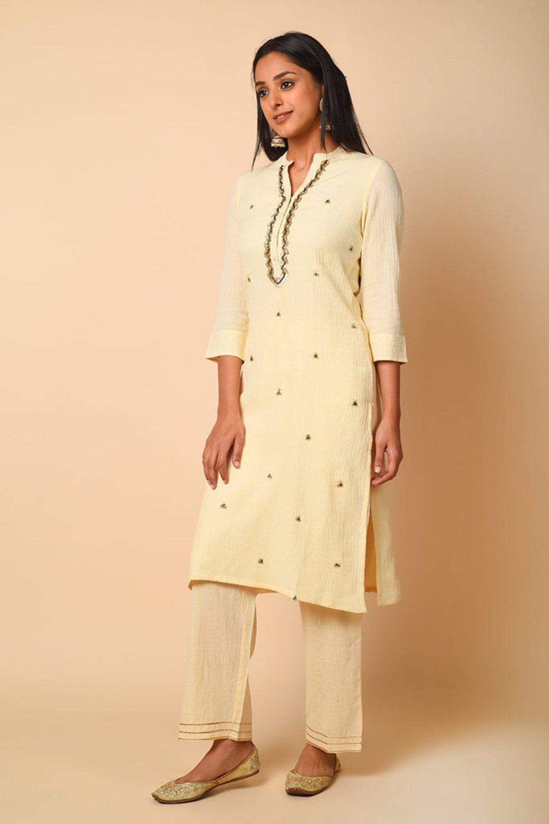 Sunshine Sequined Kurta Set