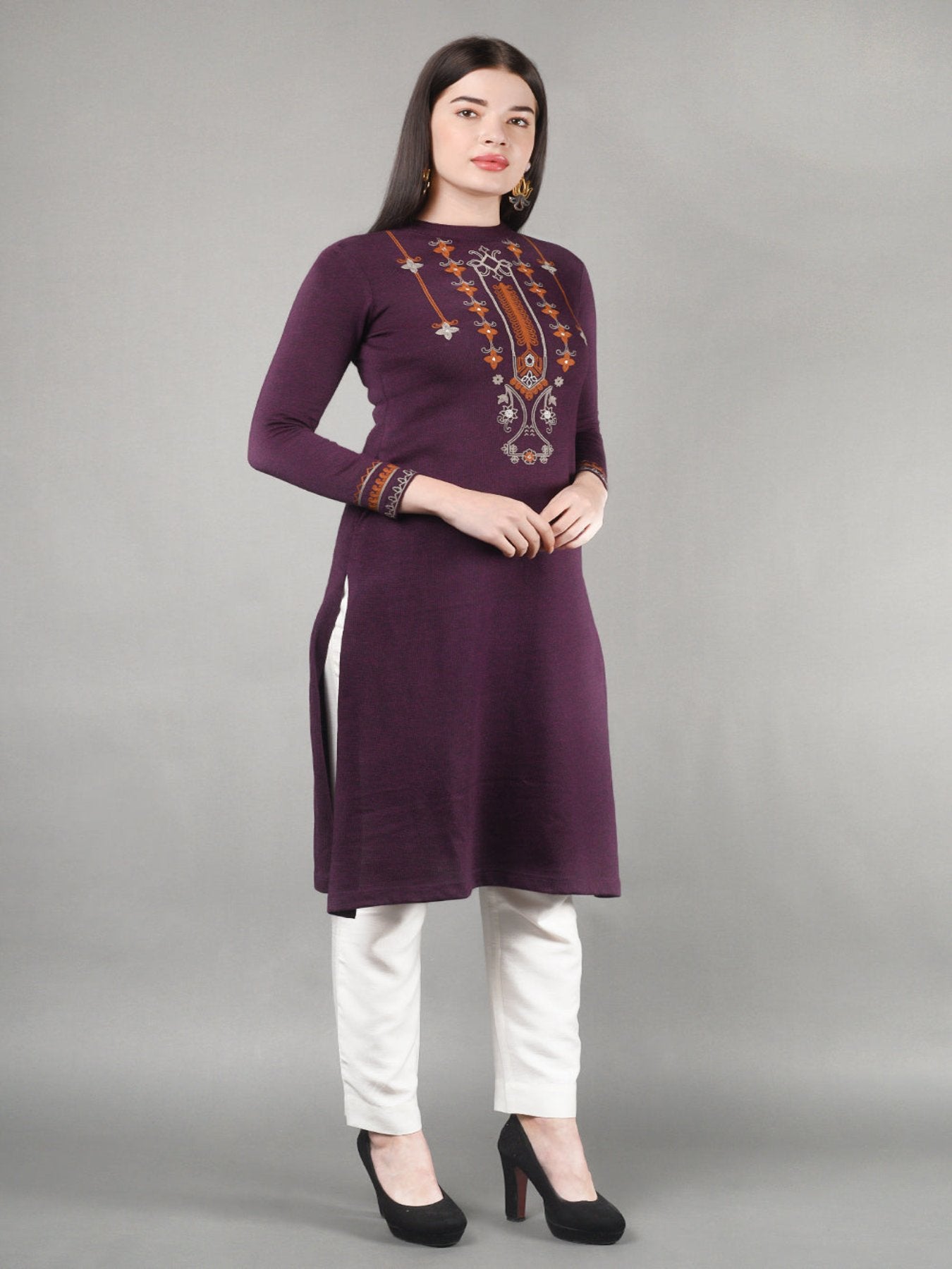 Crew Neck Kurta