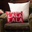 Cotton Twill Red Cushion Cover (Pack of 4 Pieces)