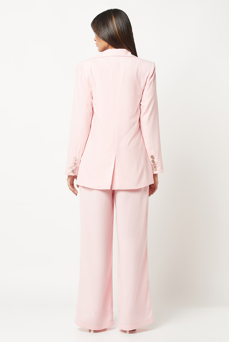 Soft Pink Poly Moss Power Suit