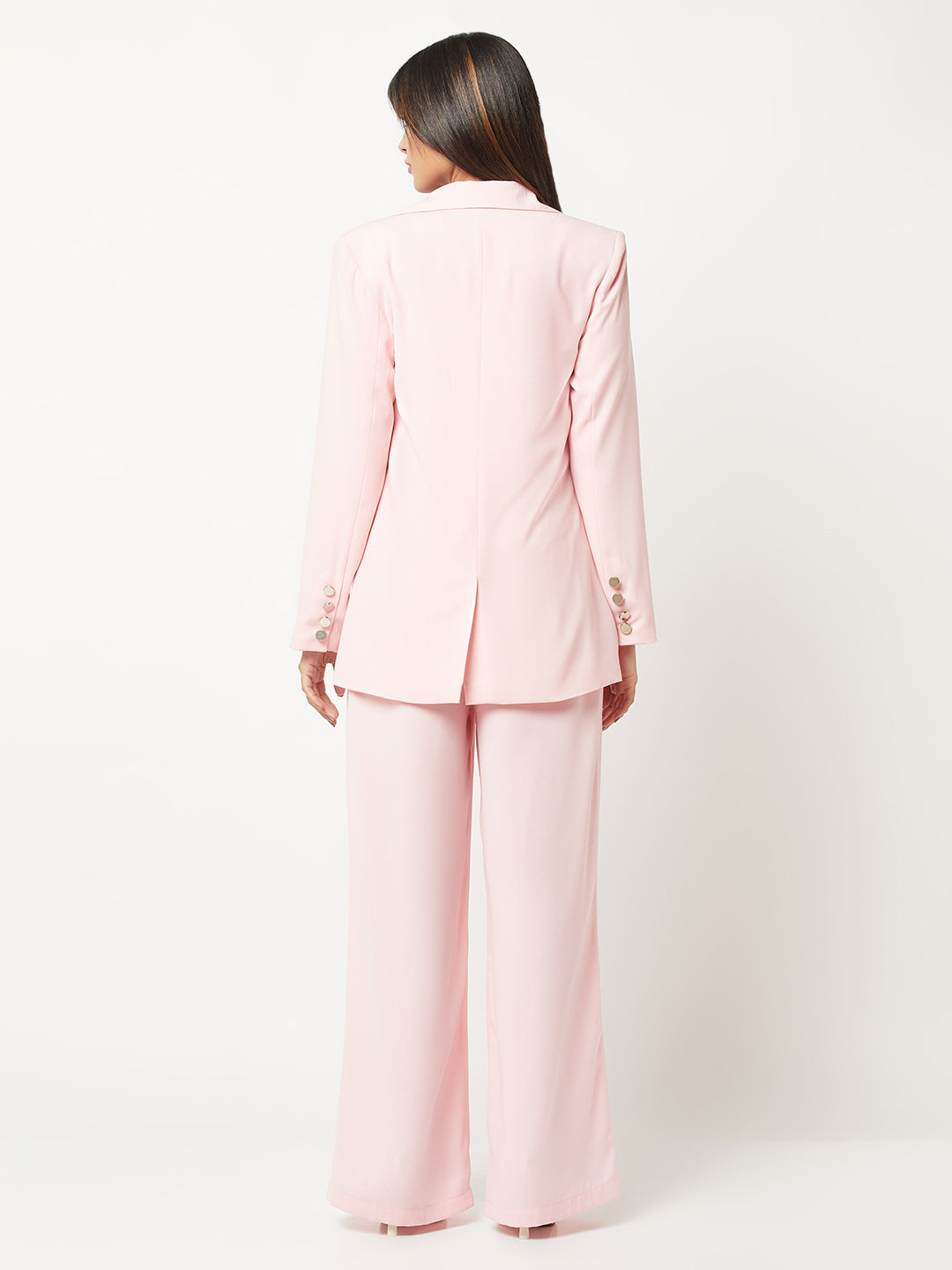 Soft Pink Poly Moss Power Suit