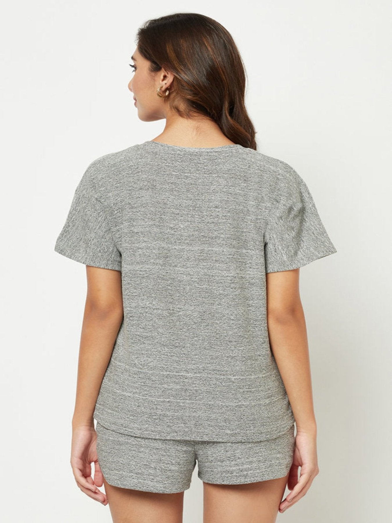 Light Grey Solid Loungewear