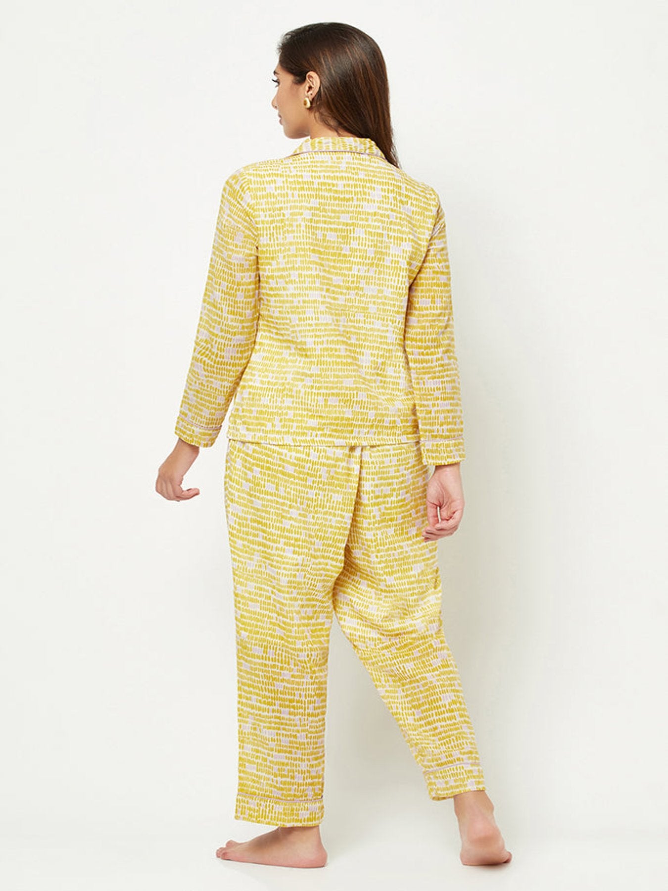 Yellow Printed Loungewear