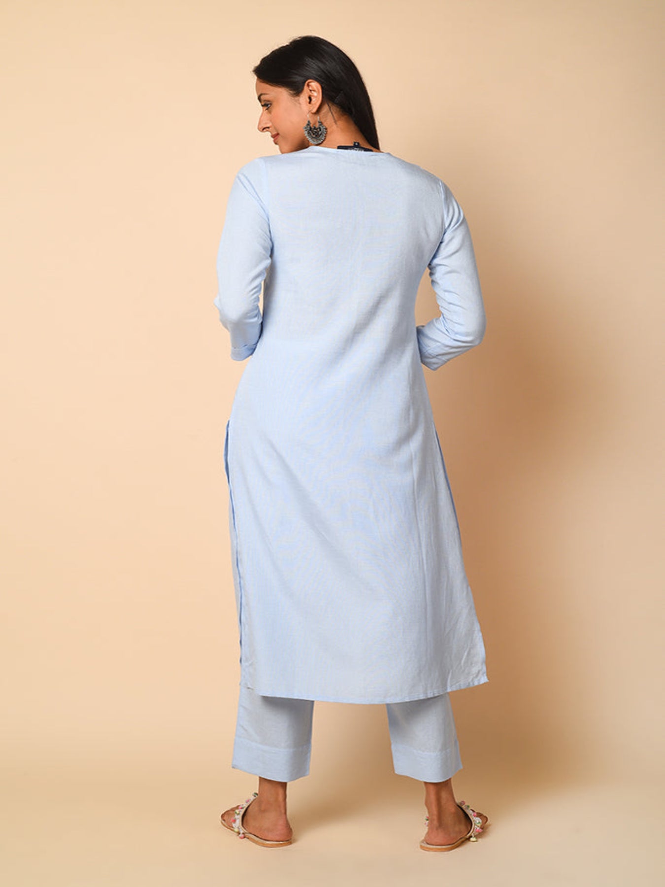 Subtle Pleated Kurta Set