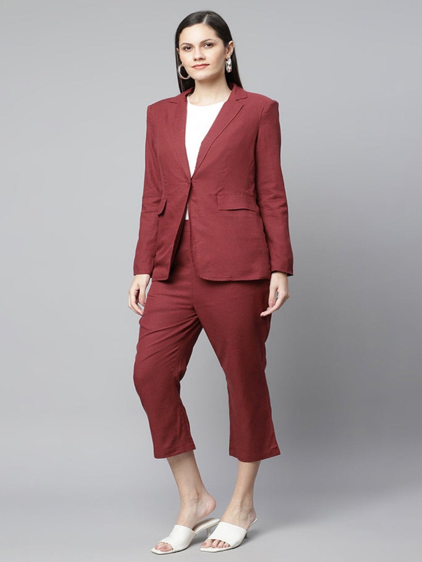 Maroon Solid Powersuit